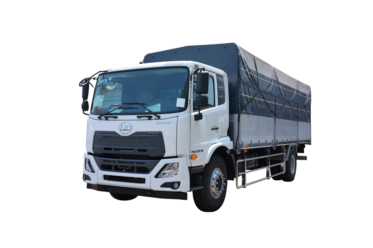 XE TẢI UD TRUCKS PKE 250 THÙNG MUI BẠT 6.3M WB5500 CDN